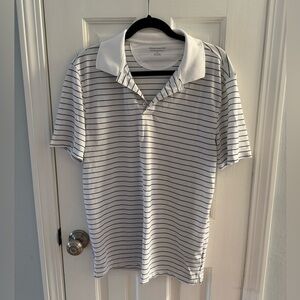 Men’s striped polo